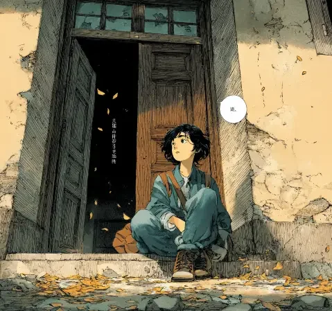恋爱题材漫画封面示例，角色互动温馨